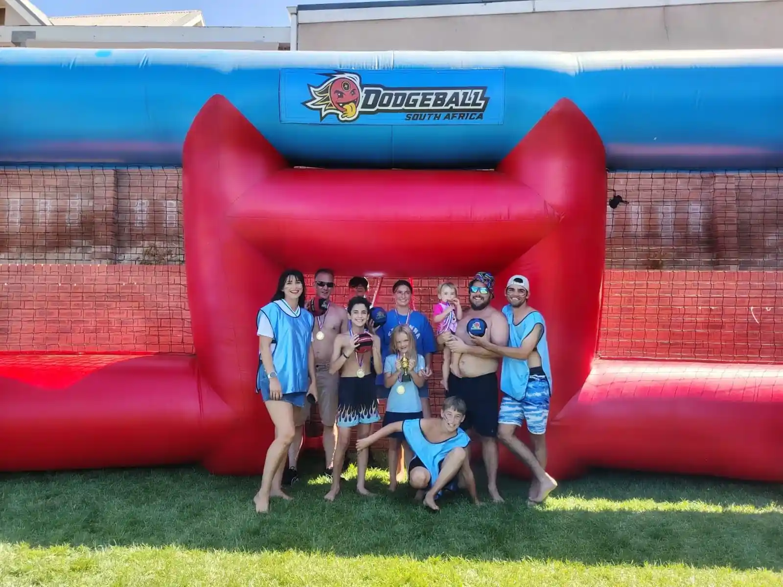 Kids birthday party hosted in Cape Town by Dodgeball SA for Bianca Downey's kid.